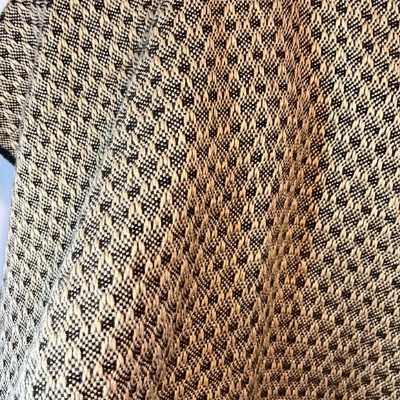 Unisex Brown Tan Fringe Edge Scarf - Picture 3 of 5